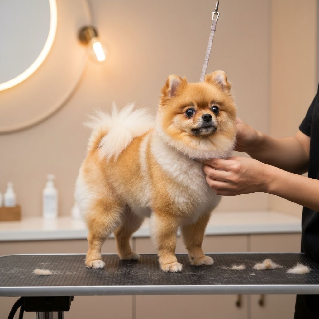 Pomeranian spa behandeling